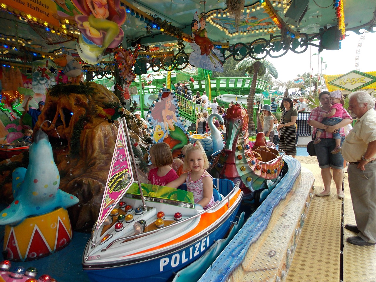 fair carousel year market free photo