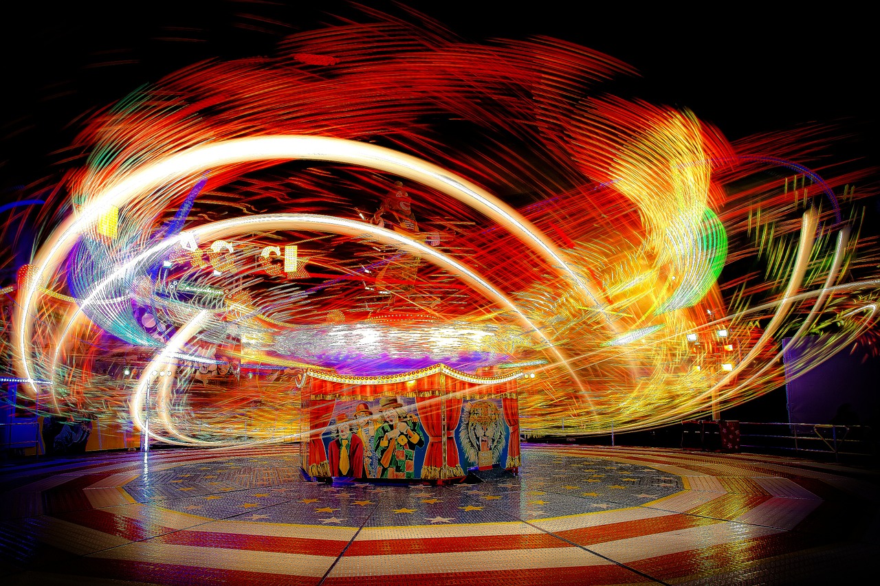 fair fairground carousel free photo