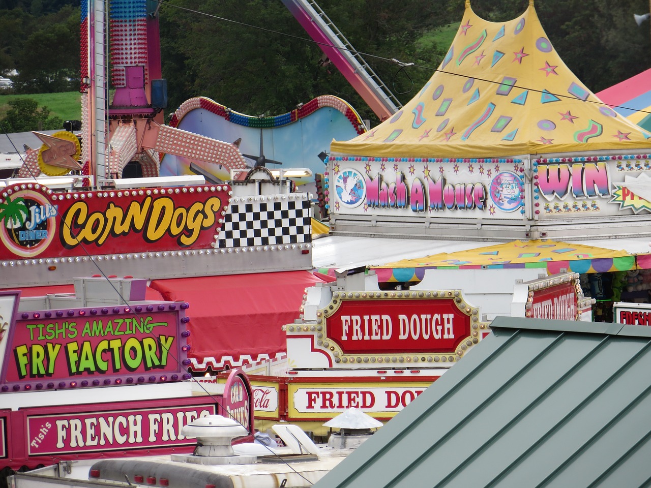 fair signs colorful free photo