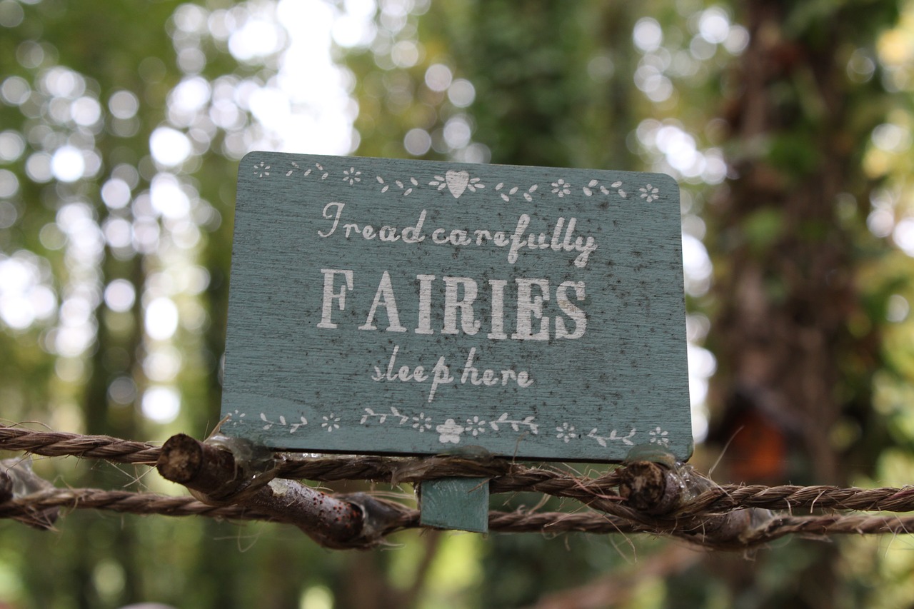 Sign,fairies,words,rustik,tread carefully fairies sleep here - free ...