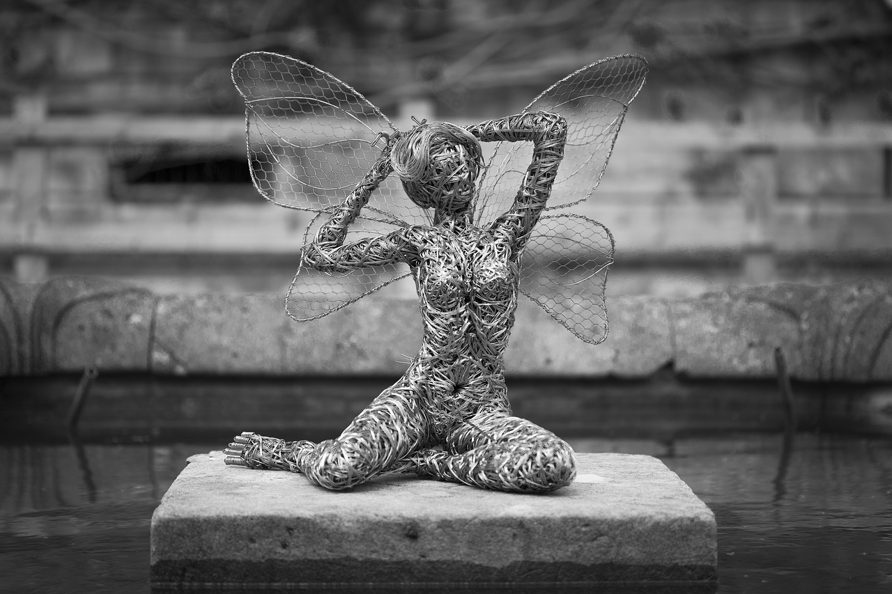 fairies  sculpture  statue free photo