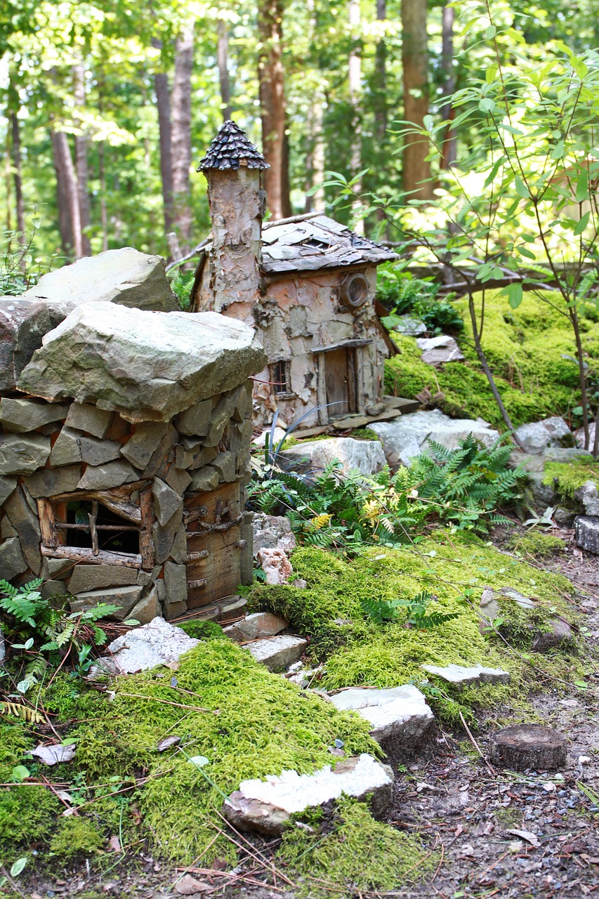 fairy village miniature free photo