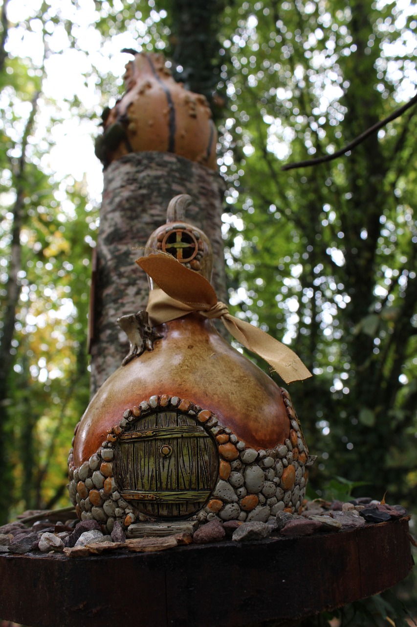 fairy pumpkin house free photo