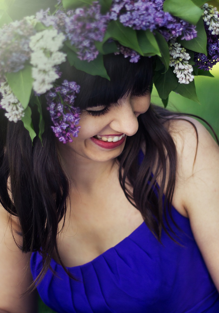 fairy portrait flowers free photo