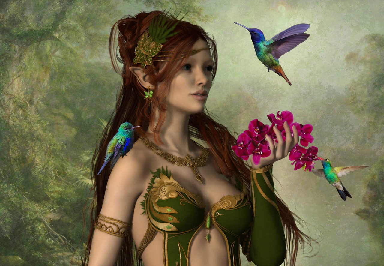 fairy elf digital art free photo