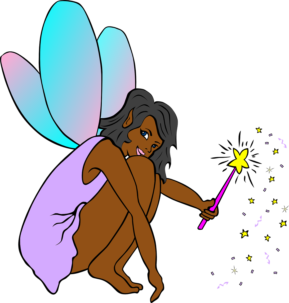 fairy wand wings free photo