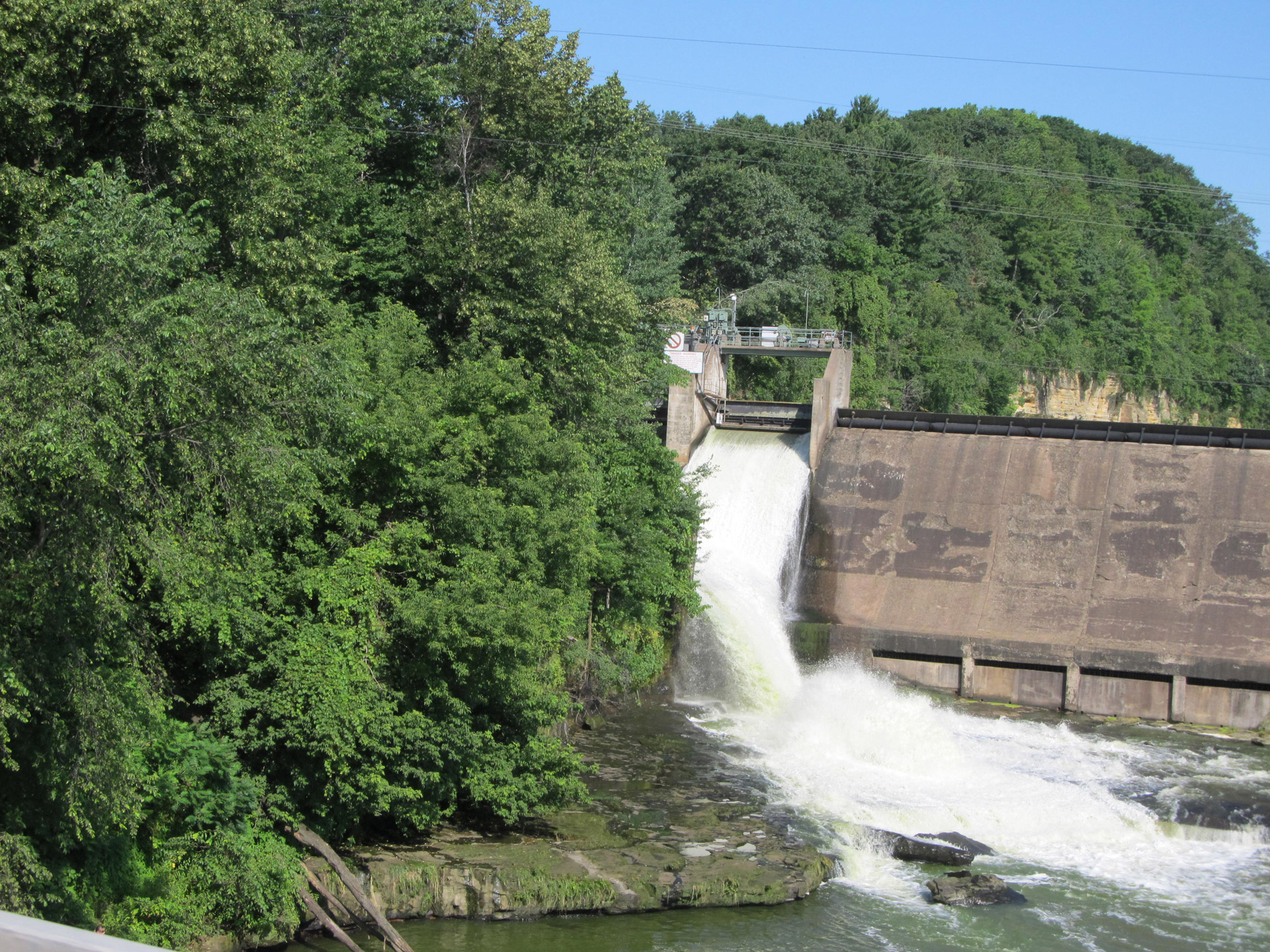 water dam nature free photo