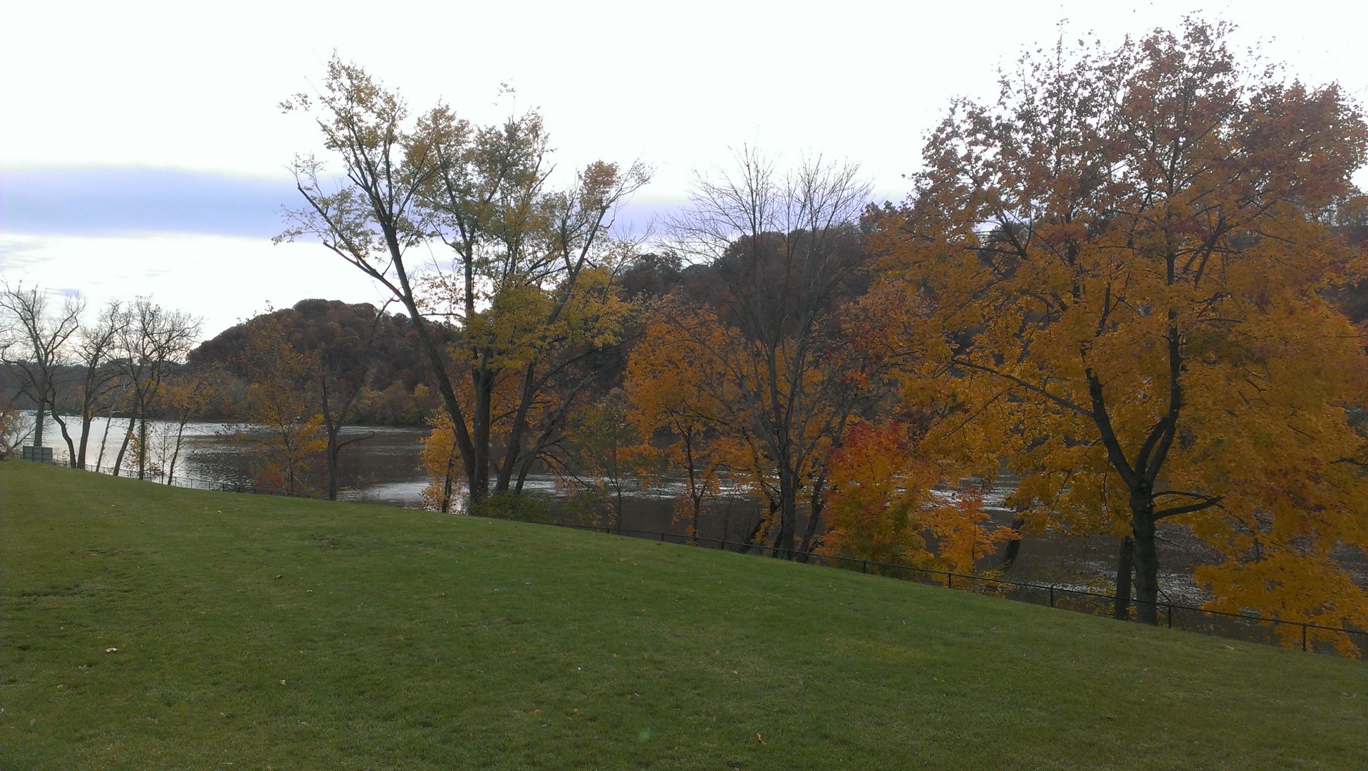 fall allegheny river edgewater free photo