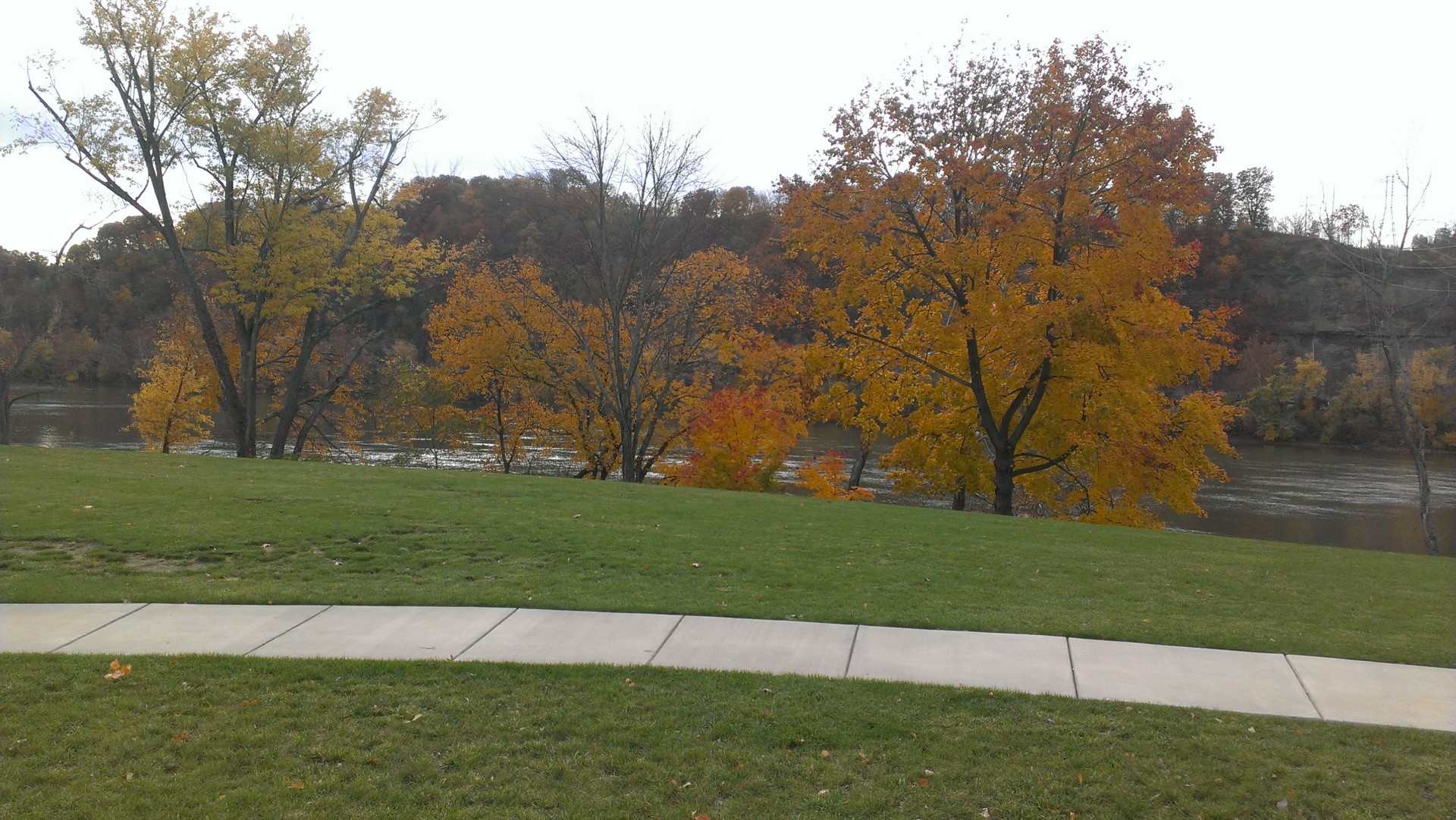 fall allegheny river edgewater free photo