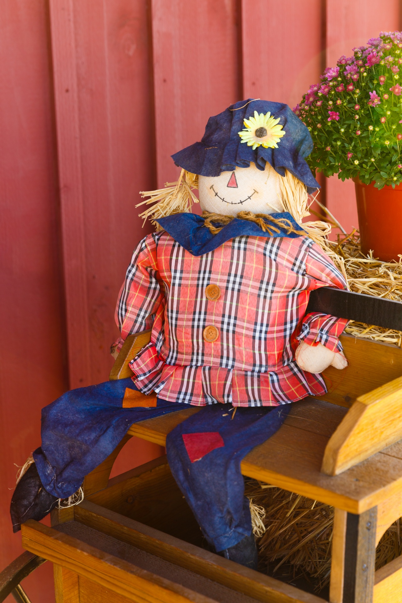 autumn decoration doll free photo