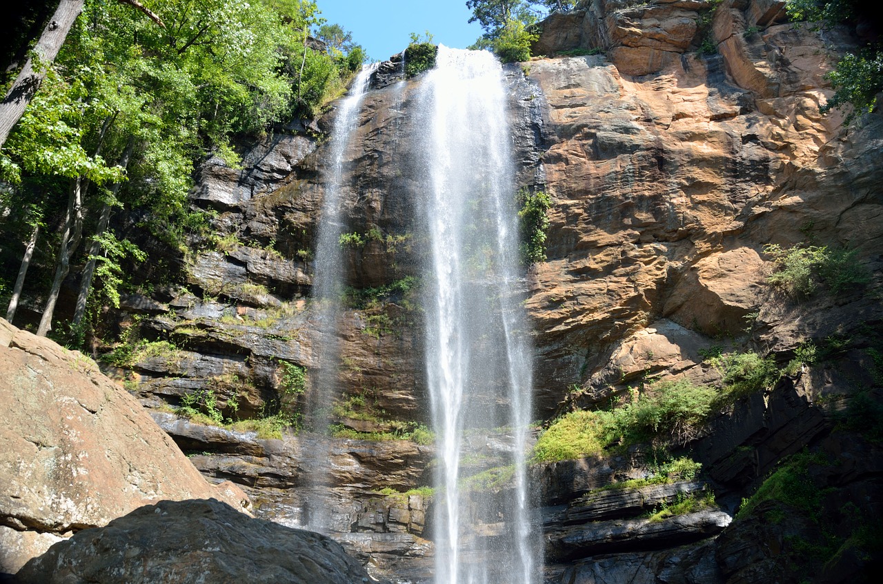 falls waterfall nature free photo