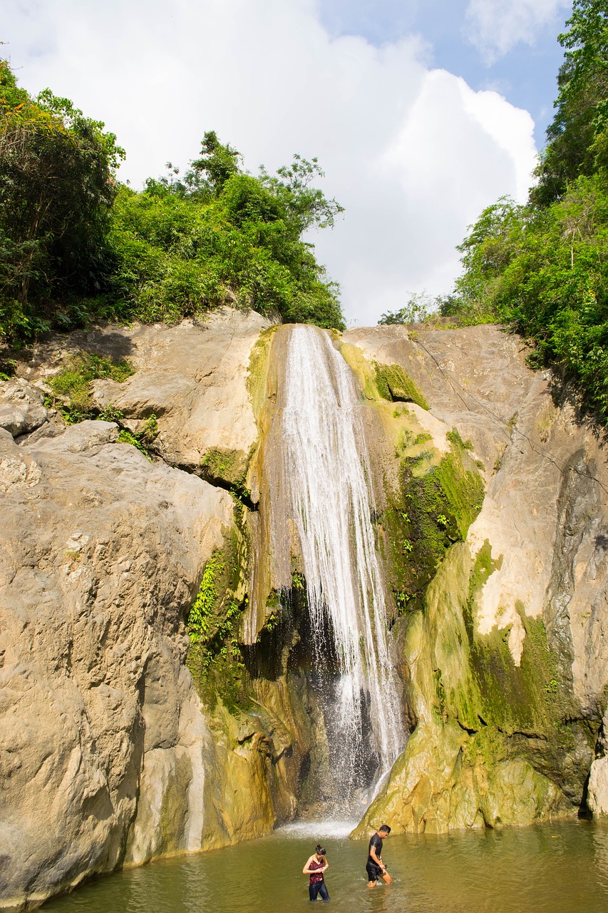 falls nature river free photo