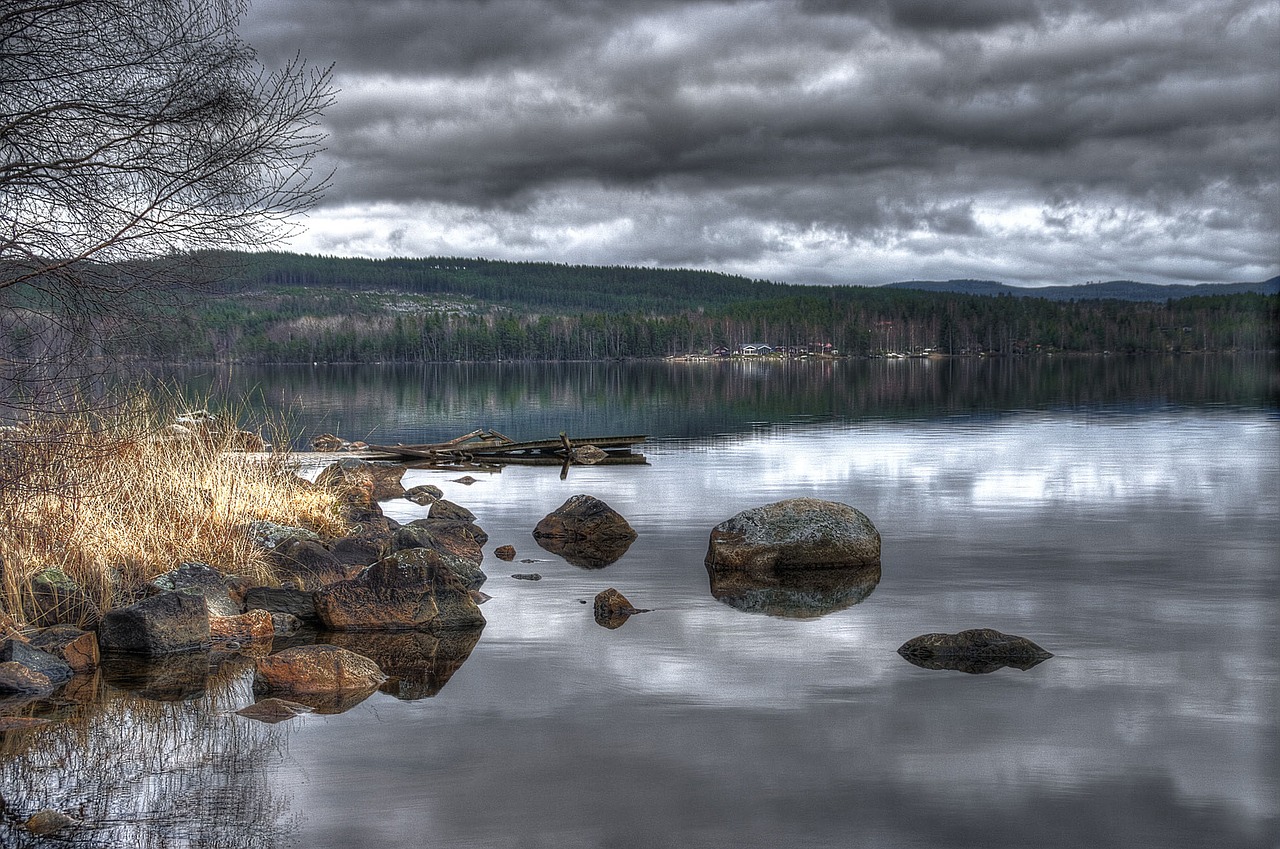 falun sundborn lake free photo