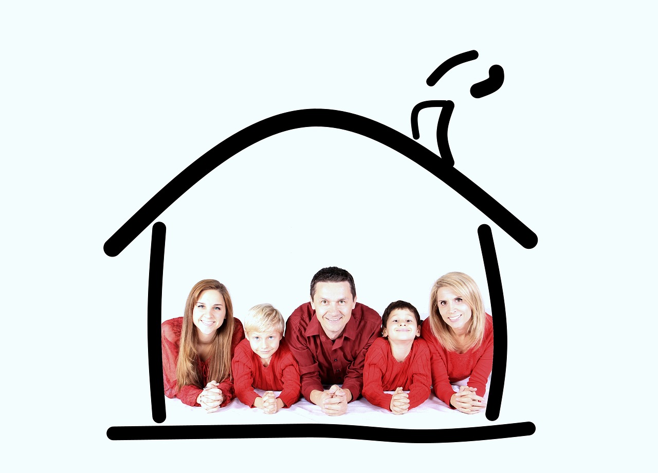 family  house  protection free photo