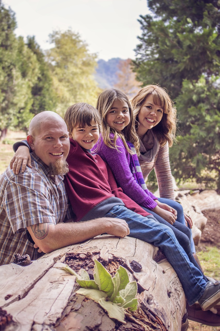 family together parents free photo