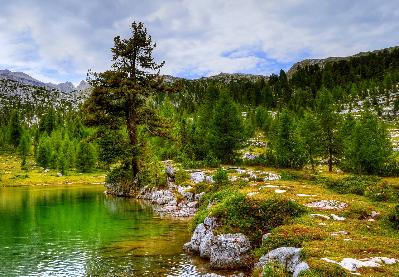 fanes dolomites mountains free photo