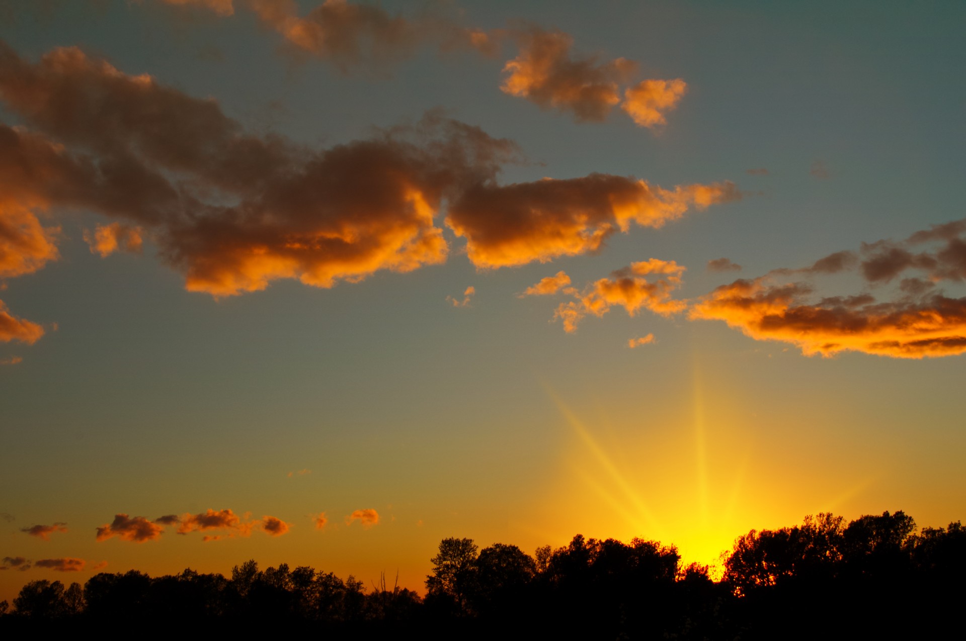 Download free photo of Background,sunset,sky,clouds,horizon - from  