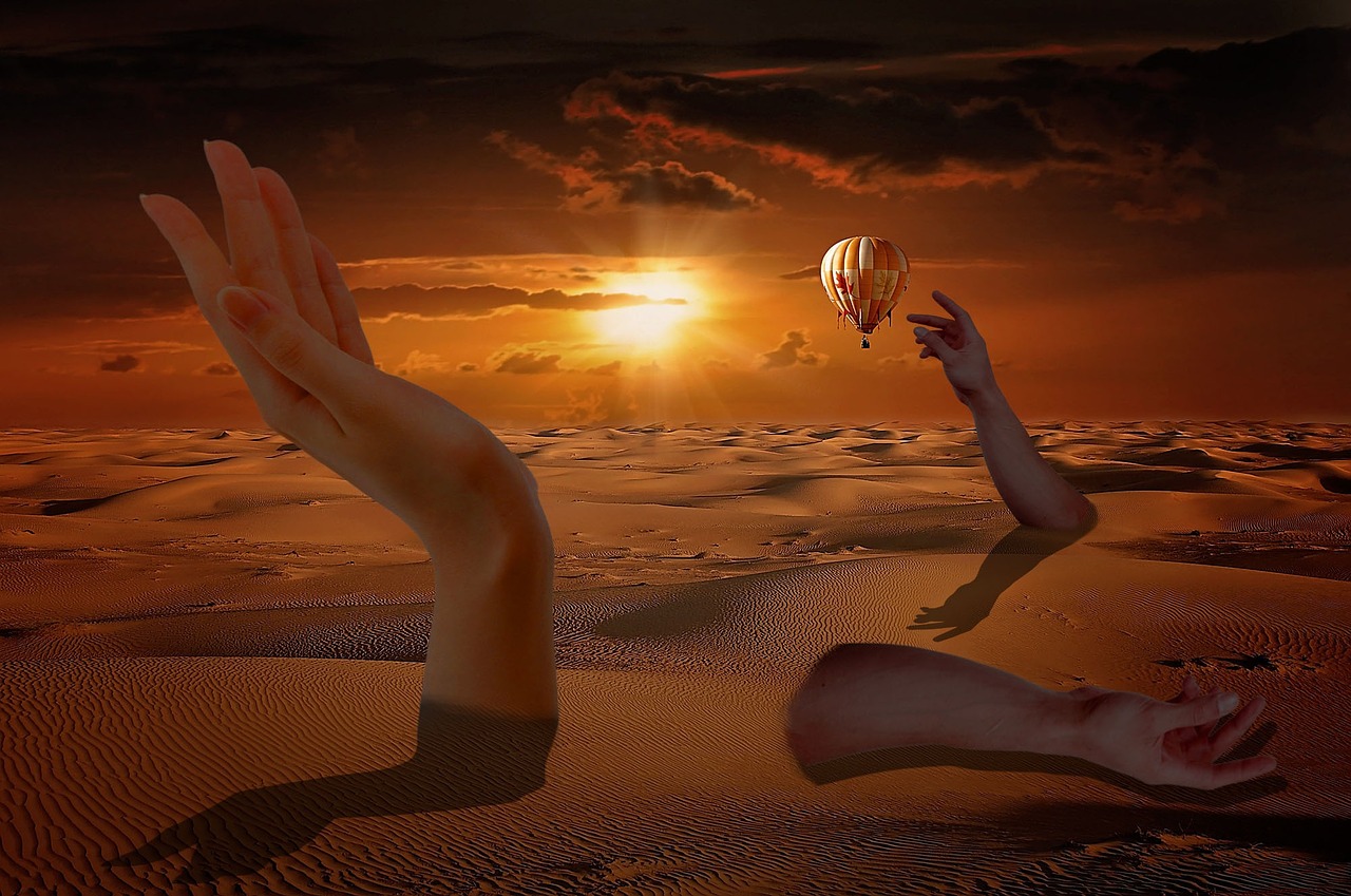 fantasy hands surreal free photo