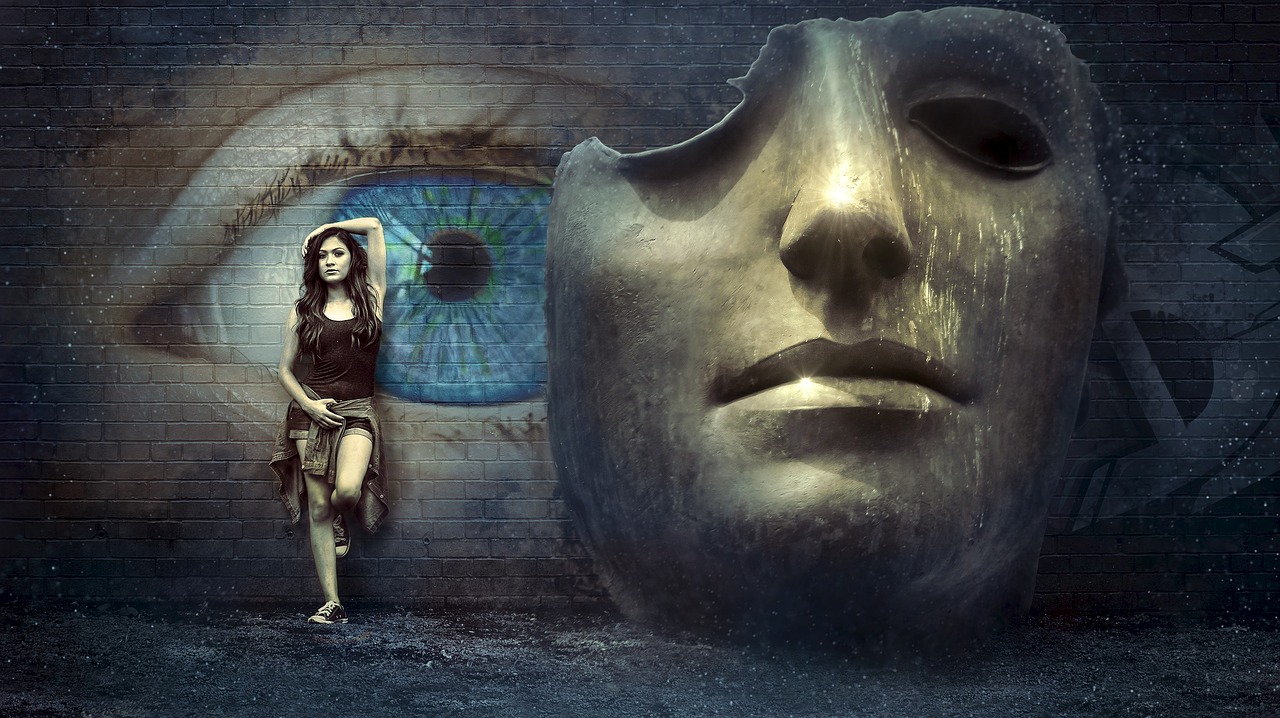 fantasy surreal mask free photo