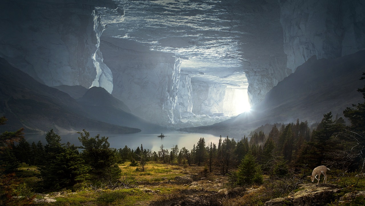 fantasy cave mystical free photo