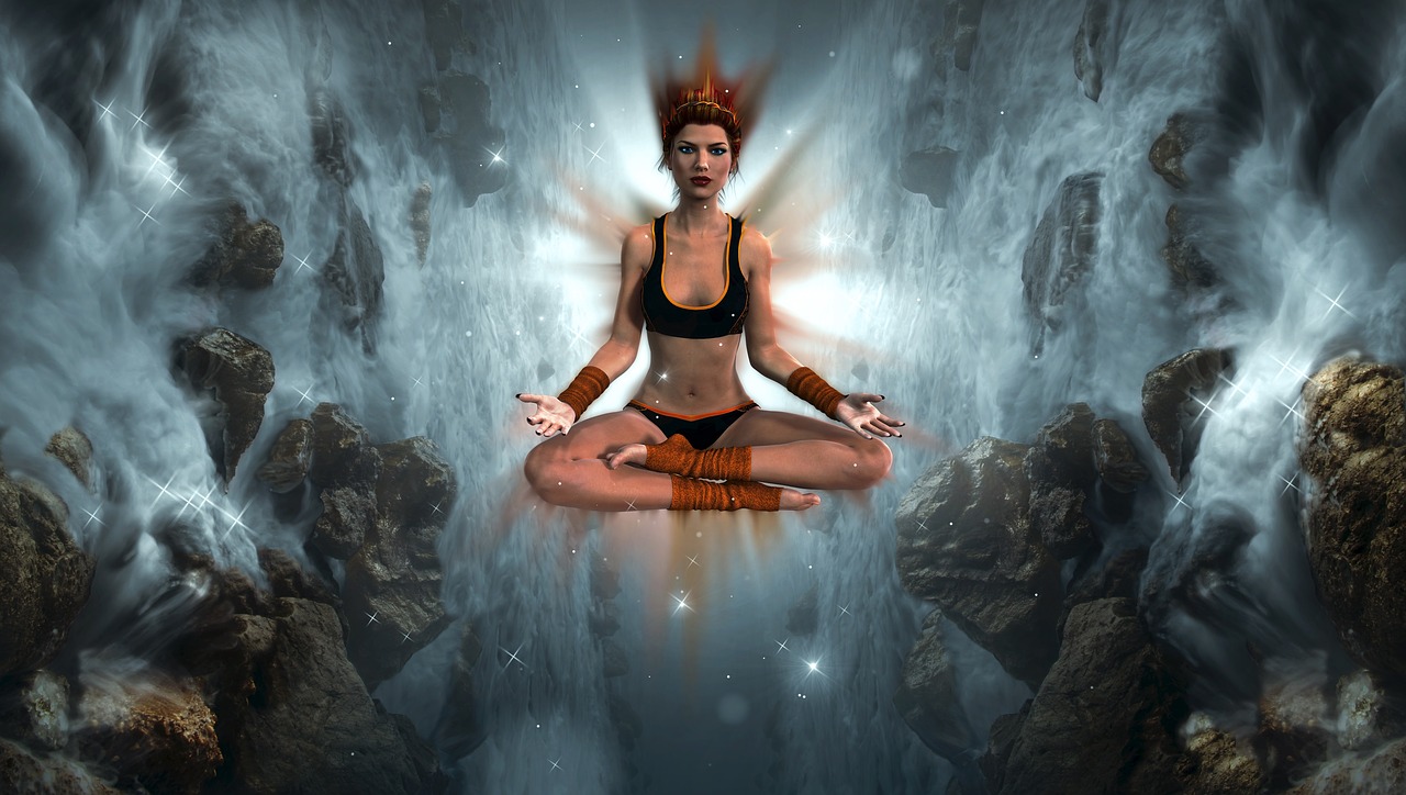 fantasy girl meditation free photo