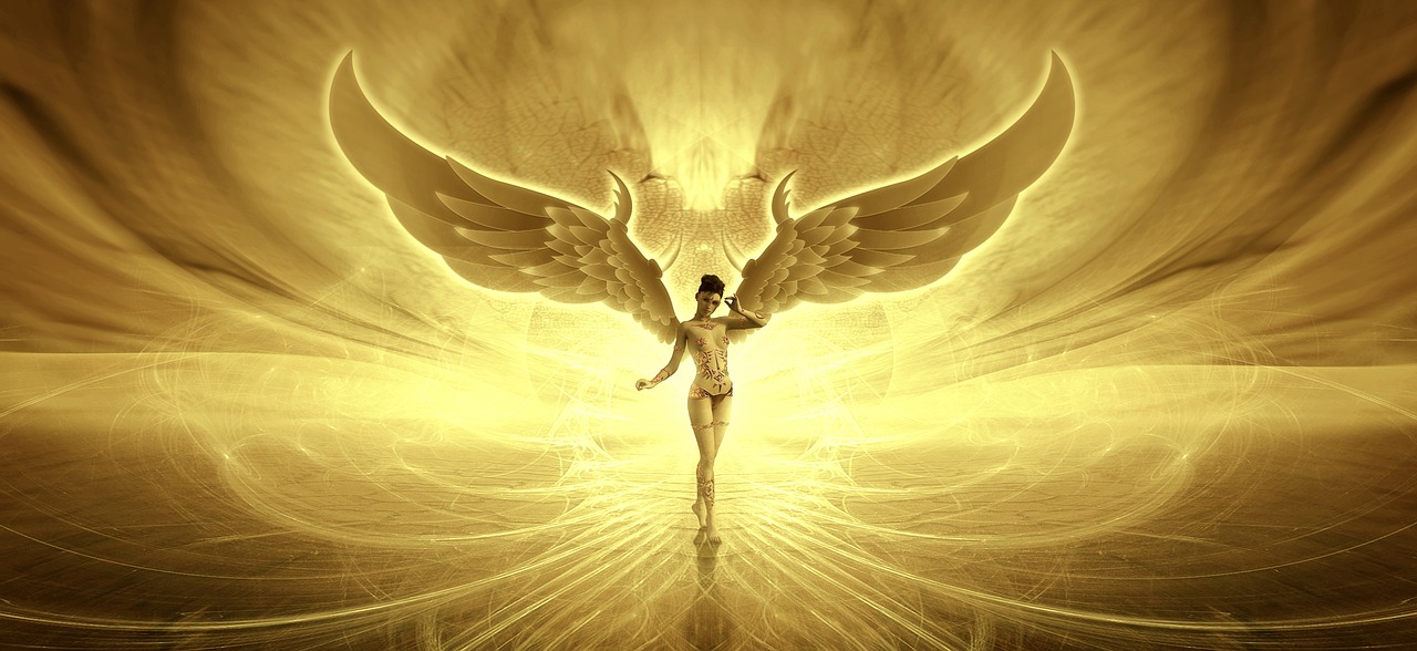 fantasy  angel  golden free photo