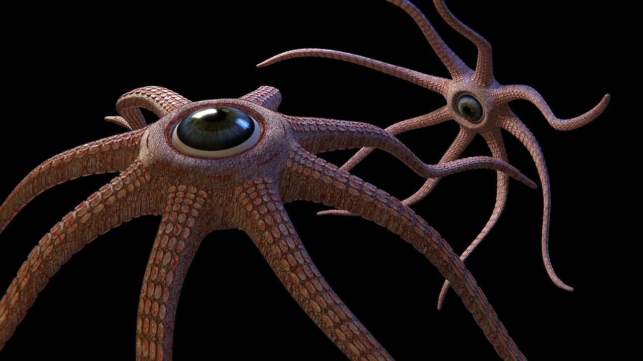 fantasy  octopus  monster free photo