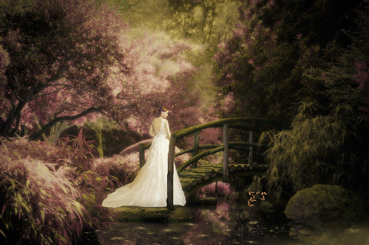 fantasy  dreams  garden free photo