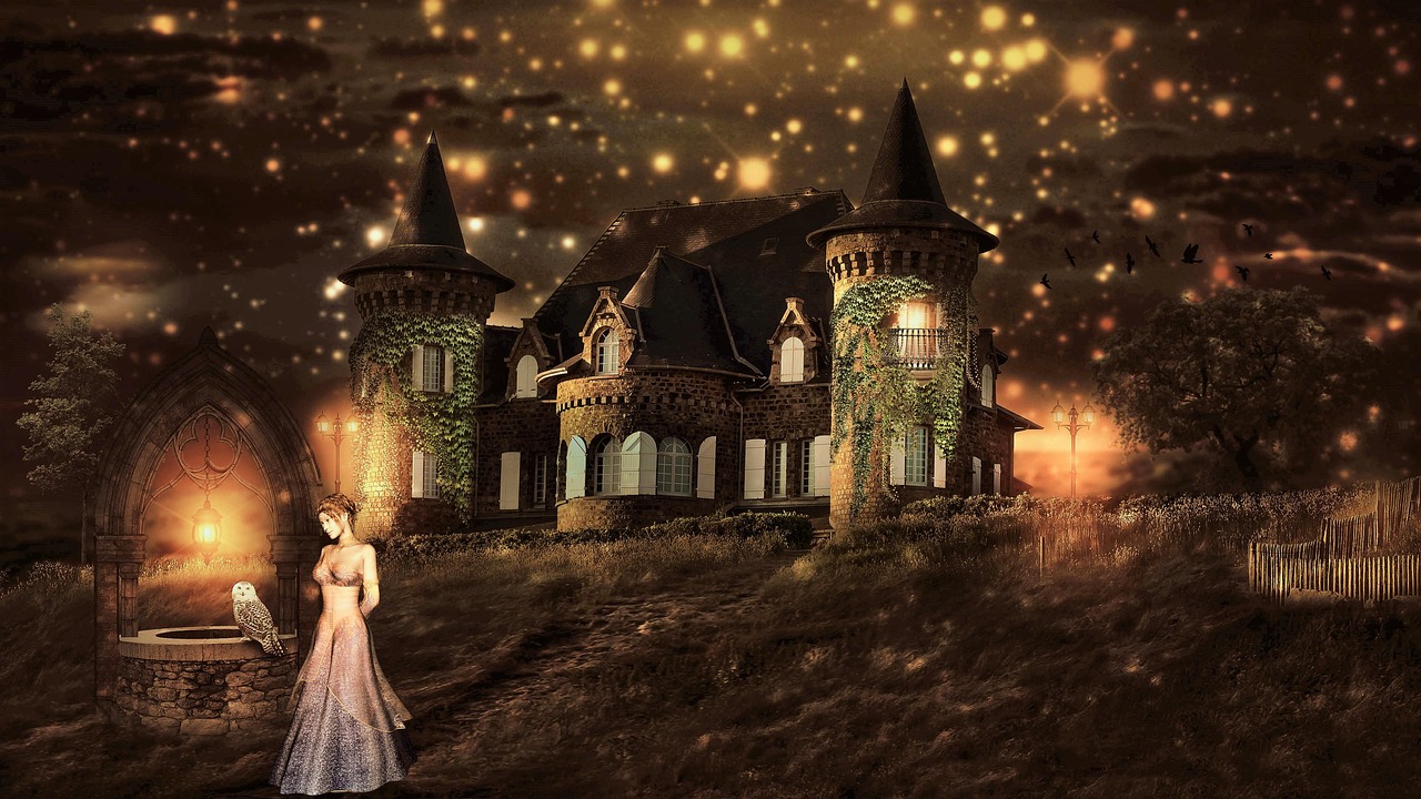 fantasy  fairy tales  elves castle free photo