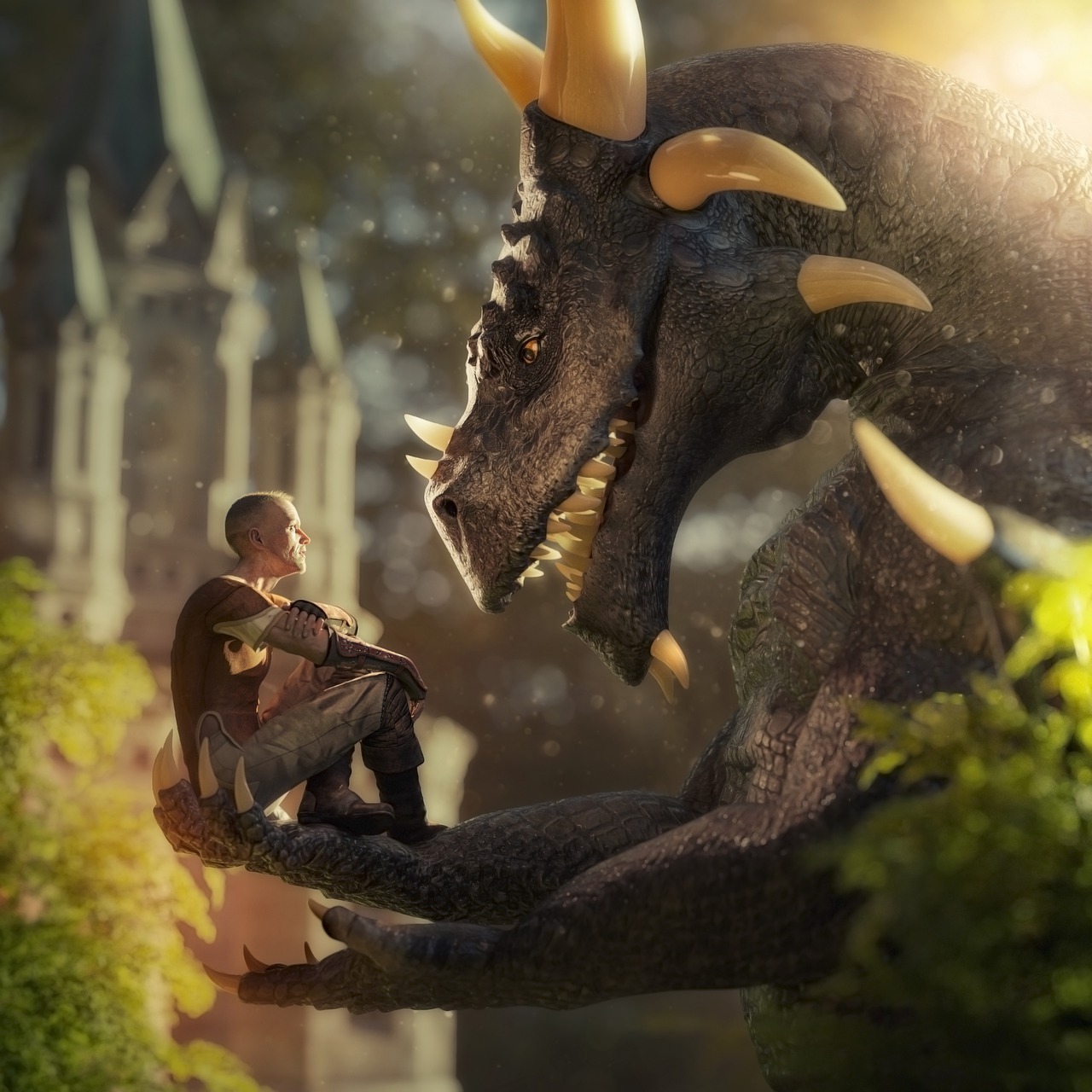 fantasy  dragon  fairytale free photo