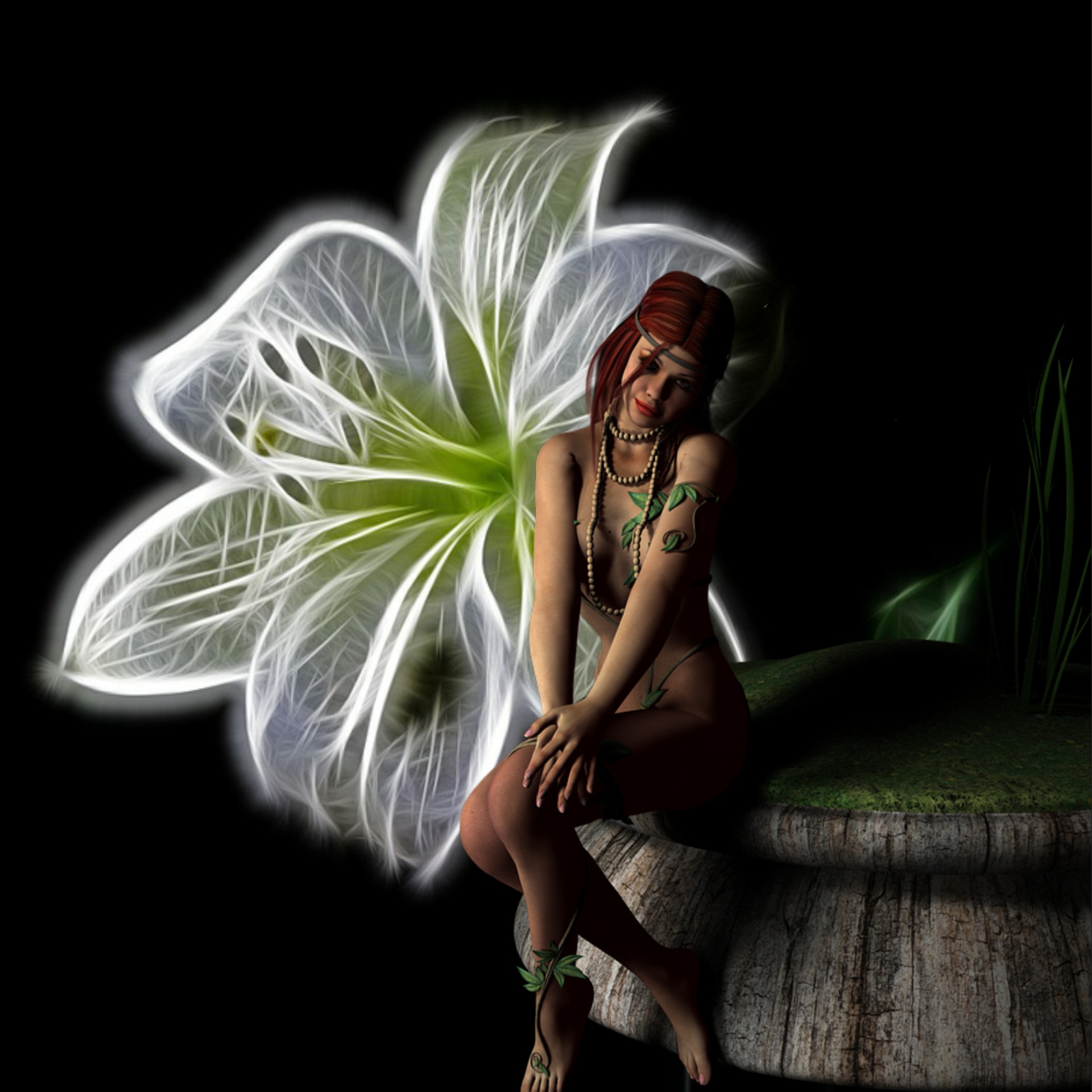 fantasy fairy flower free photo