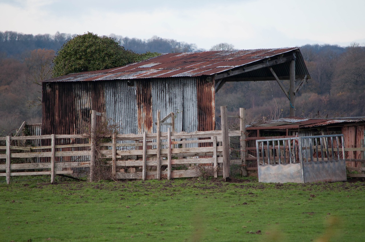 farm old building rural free photo