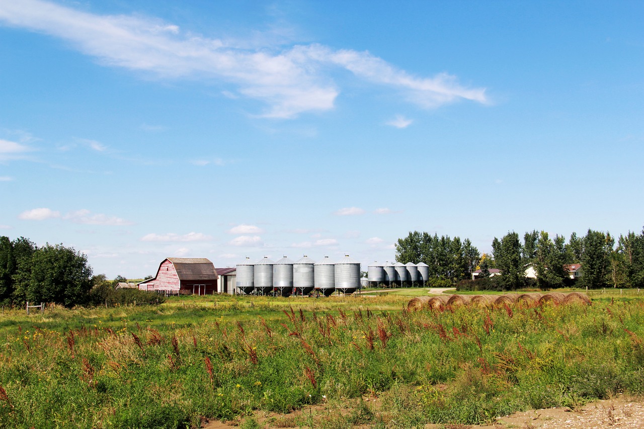 farm spring prairie free photo