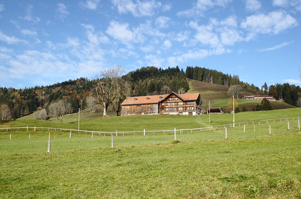 farm canton of appenzell switzerland free photo