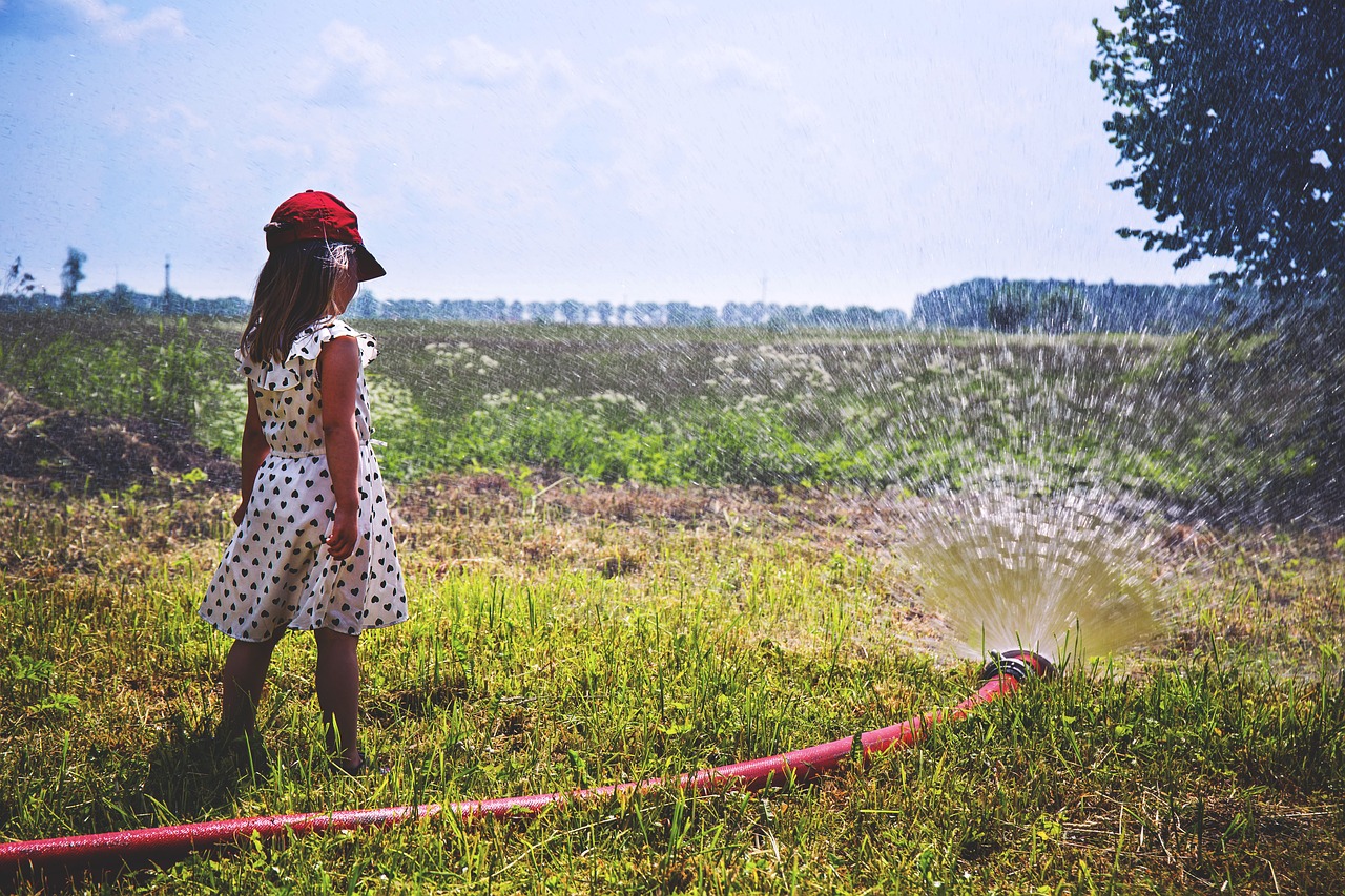 farm field girl free photo