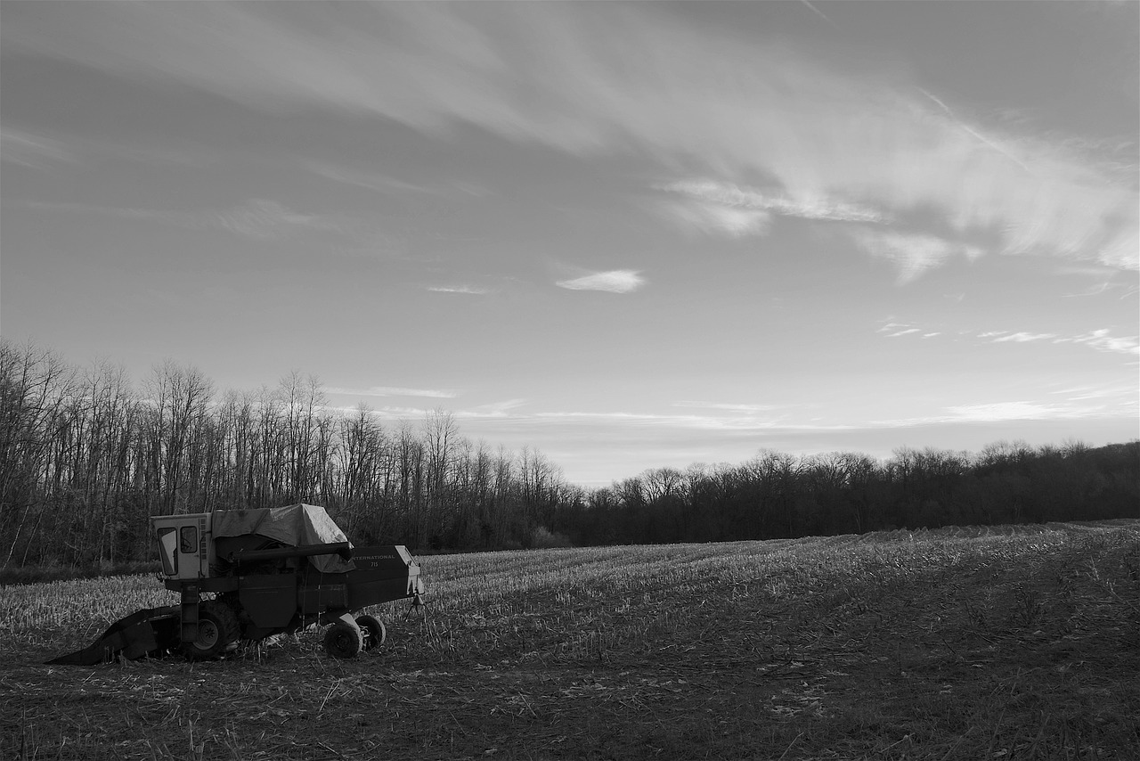 farm equipment field free photo