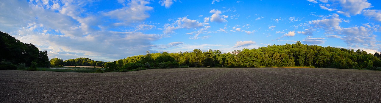 farm panoramic dusk free photo