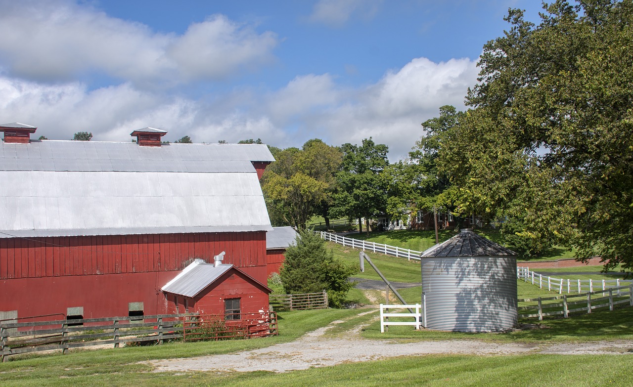 farm  barn  nature free photo