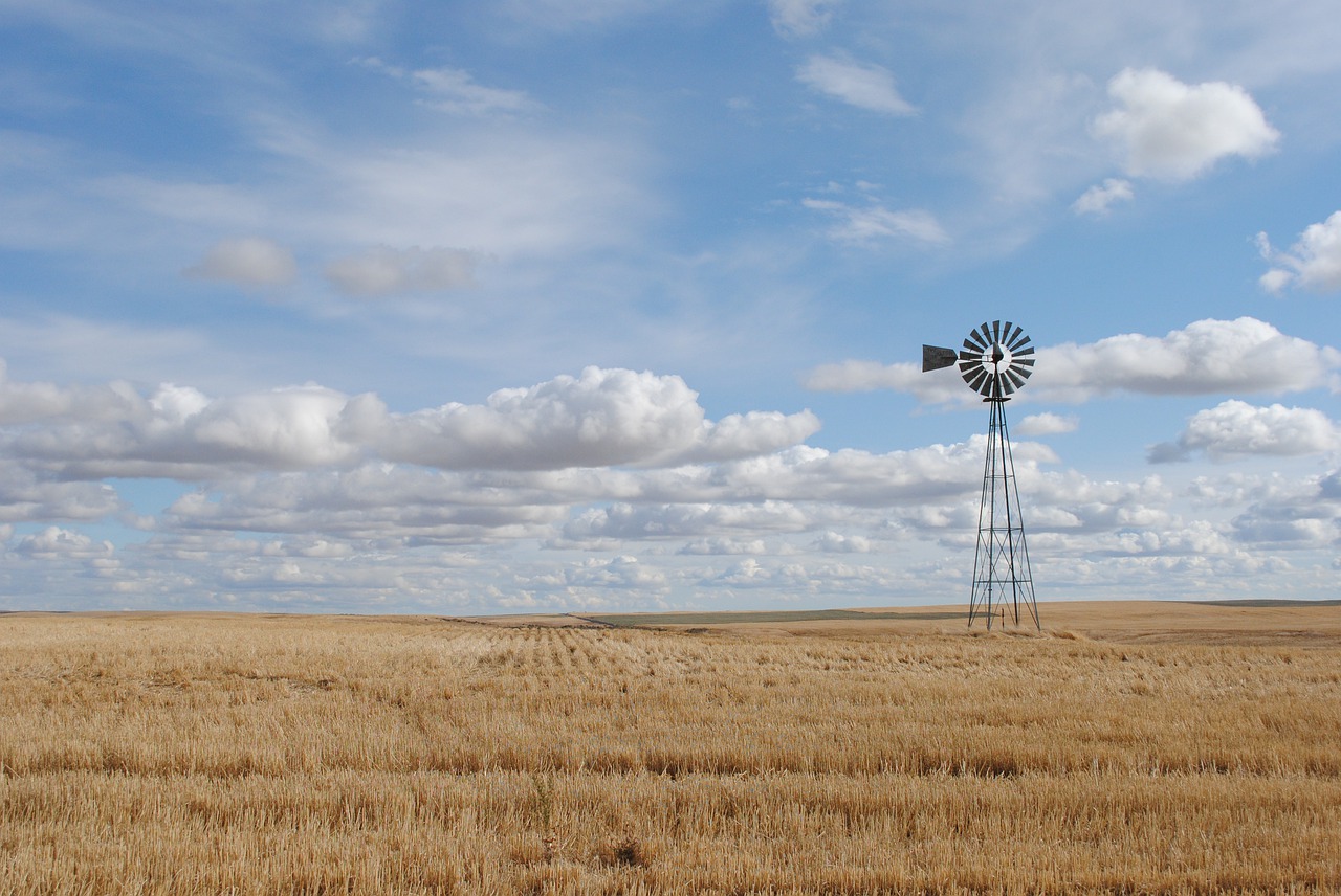 farm  west  windmill free photo