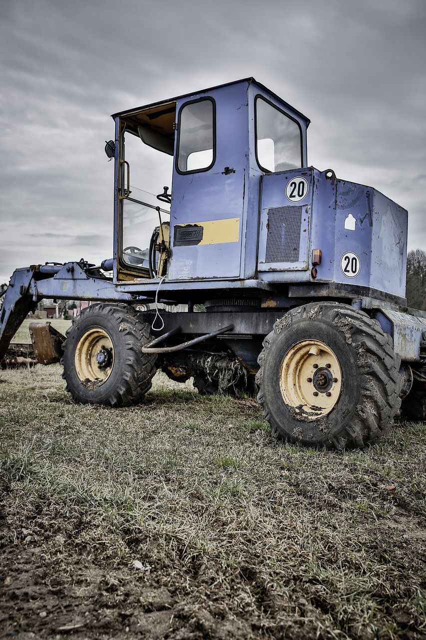 farm equipment tractor vehicle free photo