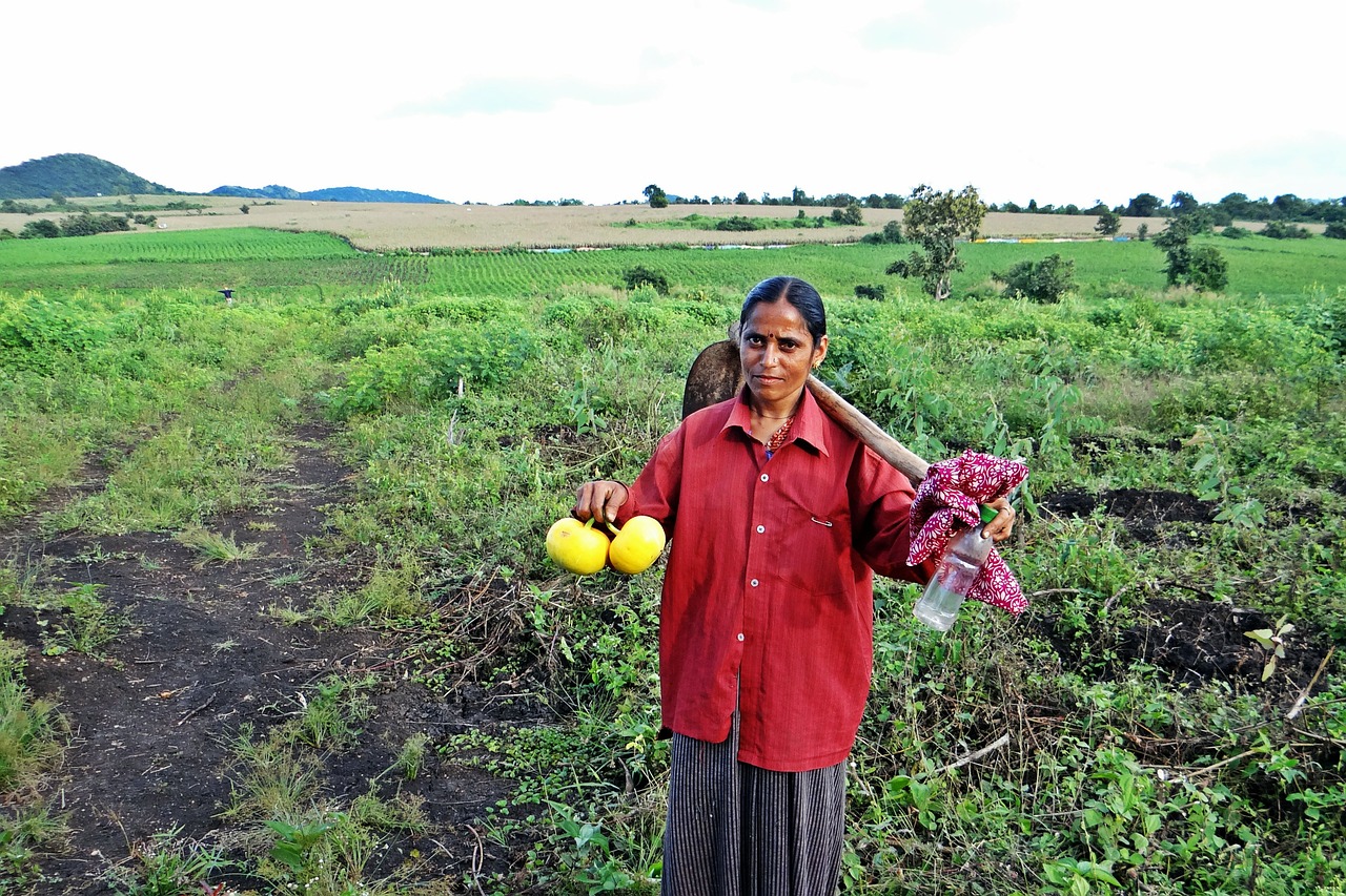 farm lady female worker free photo