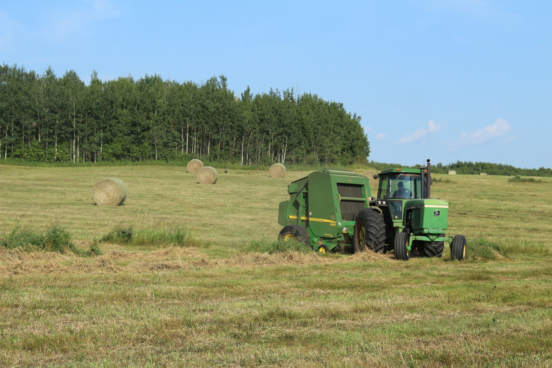 farm round hay free photo