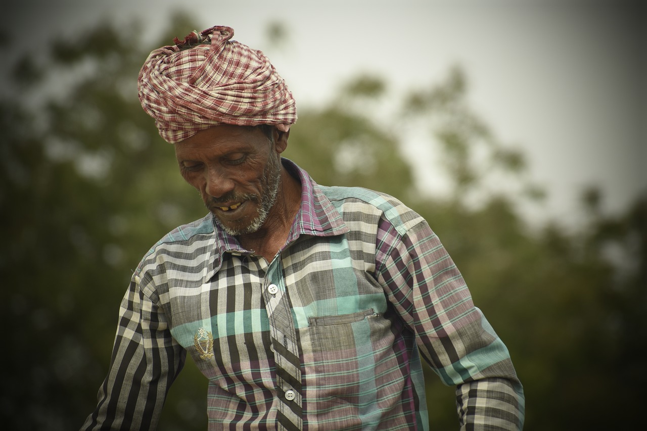 farmer old people free photo