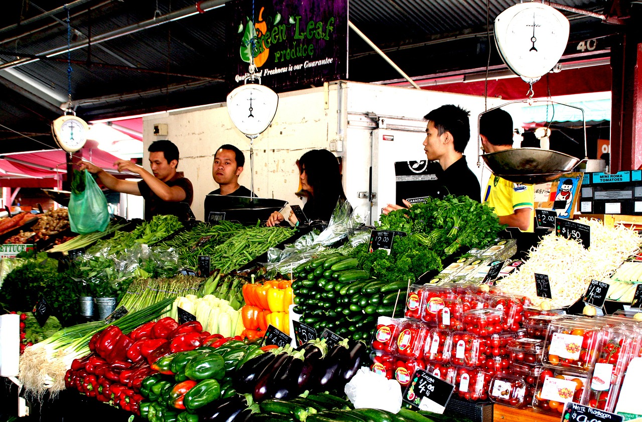 farmers local market vegetables vegetable market free photo