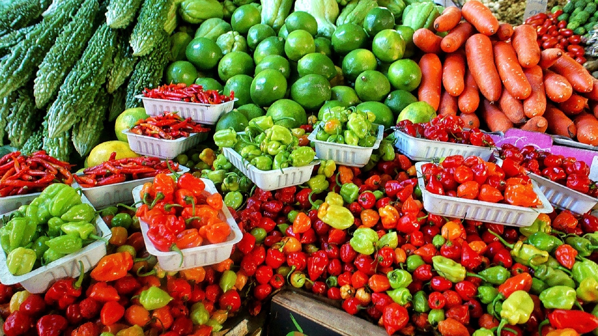 Farmers Market fresh vegetable ripe various Free Image From Needpix