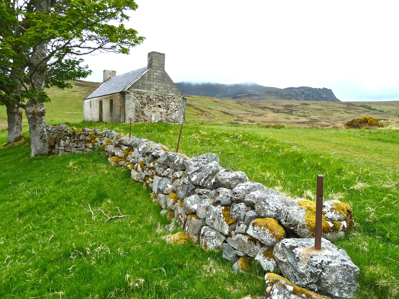 farmhouse derelict ireland free photo
