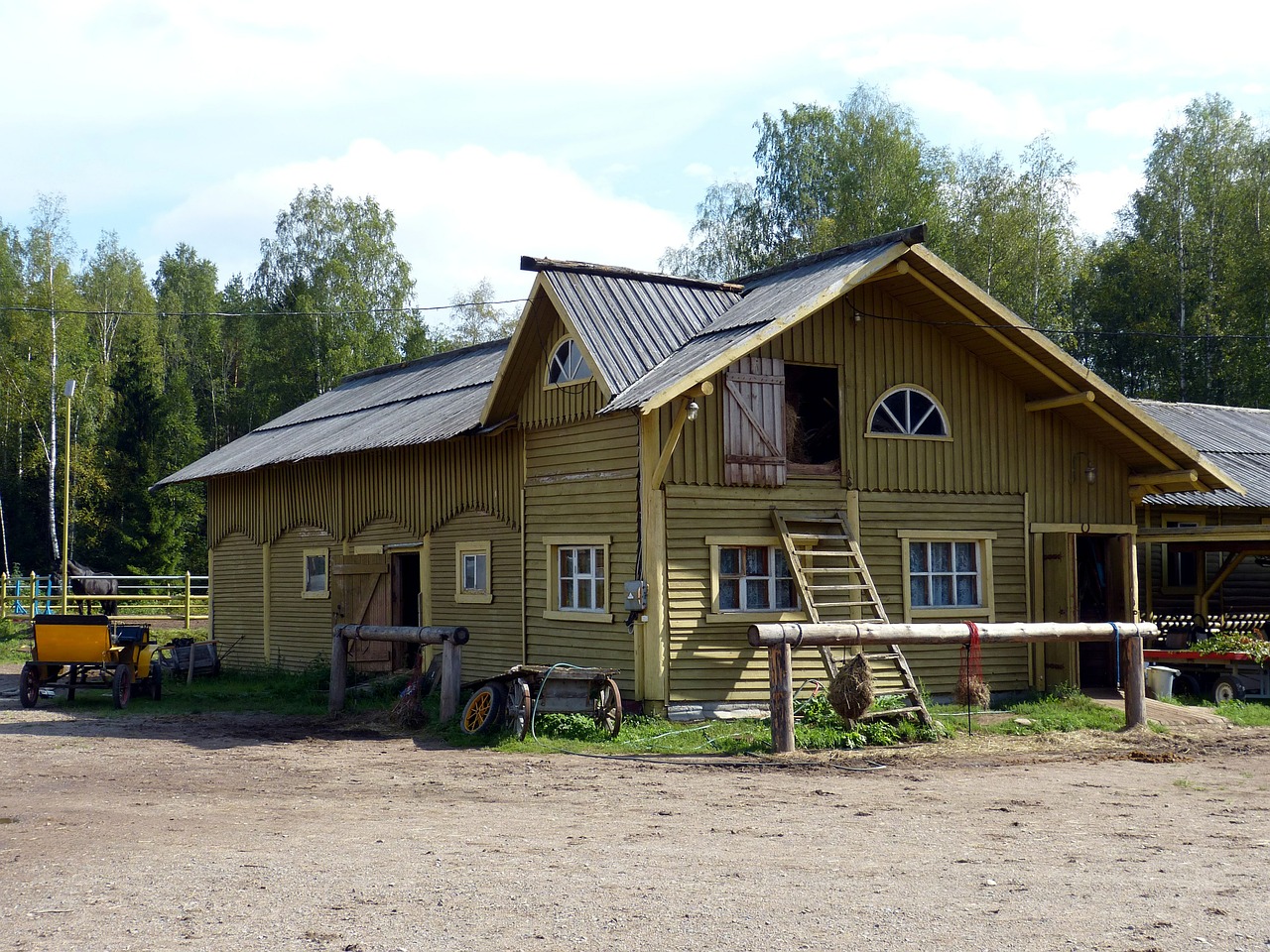 farmhouse russia farm free photo