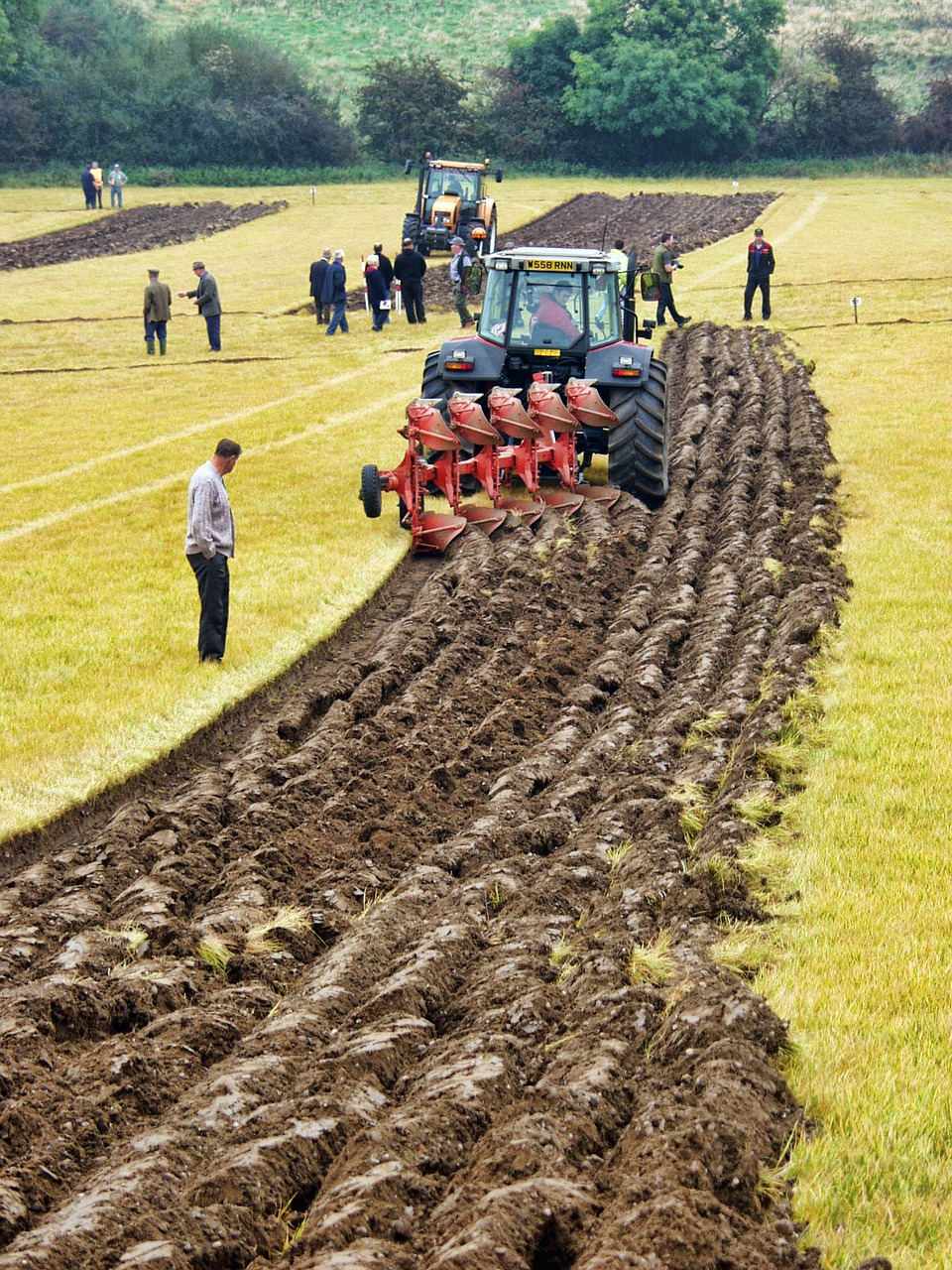 farming ploughing agriculture free photo