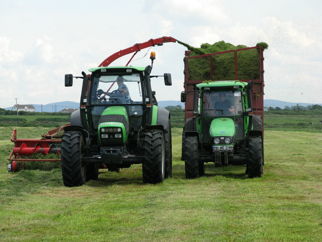 farming tractors agriculture free photo