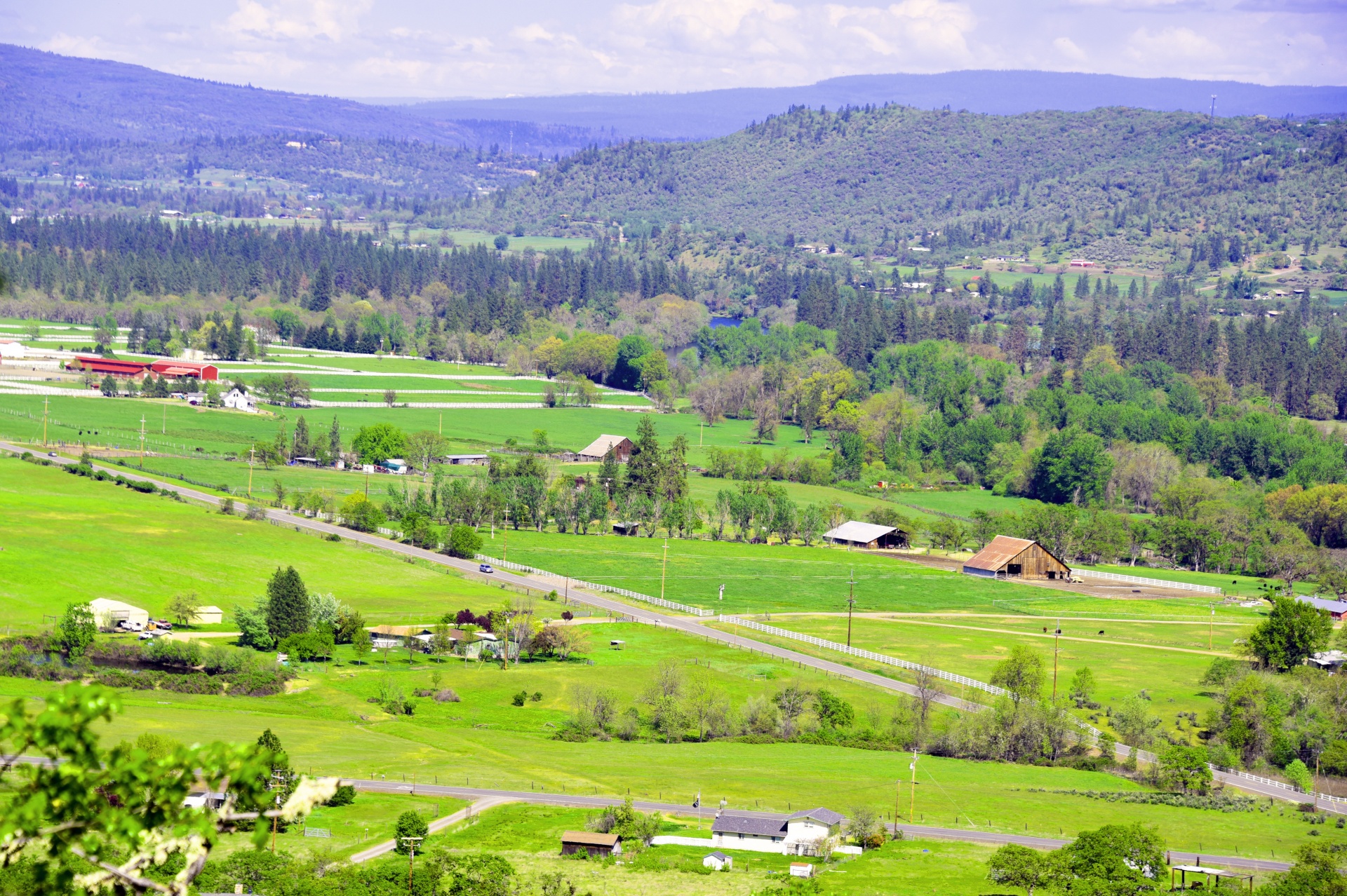 farm view landscape free photo